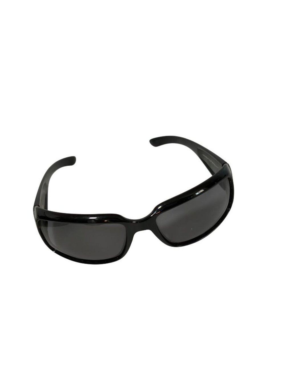 Berkley Black Mens Sunglasses With Case Plastic Rim